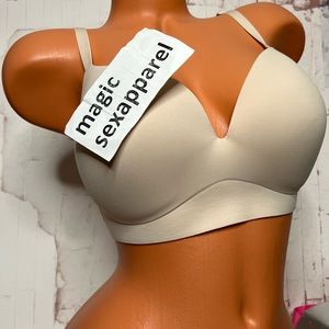 VS 34 38 40 WIRELESS INCREDIBLE BY VICTORIA’S SECRET PUSH-UP BRA SUPER SOFT LOGO